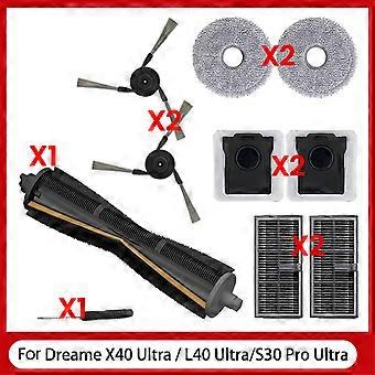 10-teiliges Set Für Die Staubsauger X40 Ultra / L40 Ultra / S30 Pro Ultra: Hauptbürste, Filter Und Wischmopp.