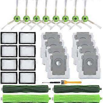 Doppeltes Mehrzweck-gummibürsten-ersatzset Für Irobot Roomba, Kompatibel Mit Den Modellen I7, I7+, I3, I3+, I4, I6, I6+, I8, I8+/plus, E5, E6, E7.