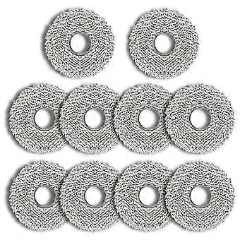 10er-pack Reinigungstücher Für Staubsauger Der Modelle Q / Qrevo Maxv / Qrevo Pro / Qrevo S – Staubsauger-ersatzteile – Waschbare Mikrofasertücher