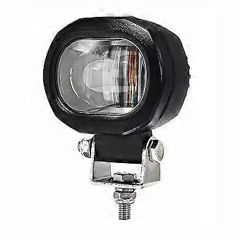 10w Led-arbeitsleuchte Für Gabelstapler, 12-100v Signalleuchte, Aluminium, Wasserdicht, Rote Farbe.