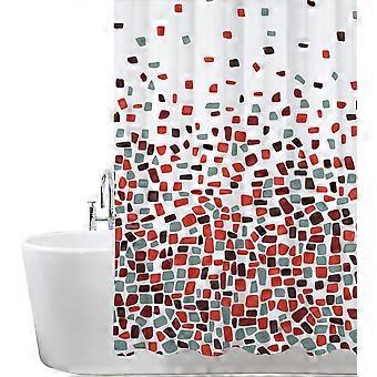 Anti-schimmel-duschvorhang 180 X 180 Cm - Rot