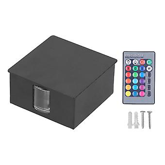 3-w-rgb-led-wandleuchte Mit Fernbedienung, Moderne Dekorative Beleuchtung Für Wohnzimmer, Hotel, Villa, Karaoke