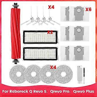 Zubehör Für Die Saugroboter Qs, Qrevo Pro Und Qrevo Plus: Hauptseitenbürste, Hepa-filter, Reinigungstücher, Staubbeutel
