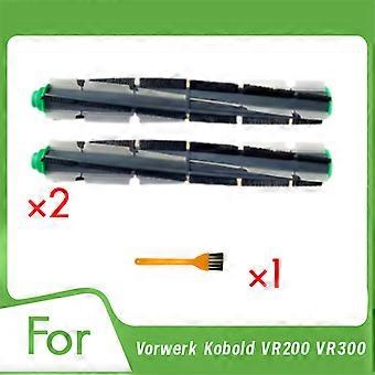 Set Mit 2 Ersatzgummibürsten Für Den Saugroboter Vr200/vr300