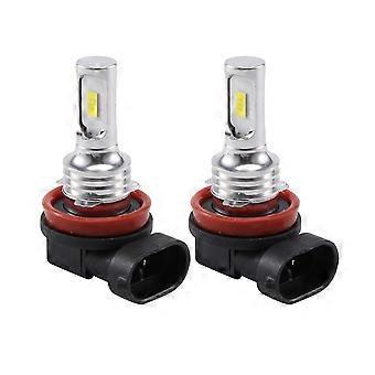 Ultrahelles H8/h9/h11 Led-lampenset Für Scheinwerfer, Fern-/abblendlicht, 8000 Lm, 8000 K, Gletscherblau, 80 W
