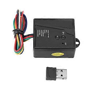 Universeller Garagentoröffner-empfänger Mit Usb-sensor, 2,4-ghz-bluetooth Und 12/24-v-fernbedienung.