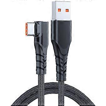 Hochgeschwindigkeits-usb-a-auf-c-kabel Für Reibungslose 480-mbit/s-datensynchronisation – Schwarz