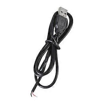Usb-stecker Auf 2-poliges Stromverlängerungskabel, Offenes 5v 3a Usb-kabel Zur Reparatur Von Usb-geräten, Routern Und Led-lampen (1 M)