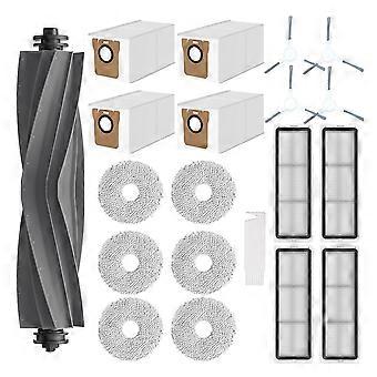 Ersatzteile Für Den Saugroboter L10 Ultra / L10s Ultra: Hauptseitenbürste, Hepa-filter, Reinigungstücher Und Staubbeutel.
