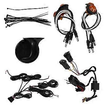 Utv-blinker-set, Straßenzugelassene Blinker Für Utvs Und Quads, 110d-hupe, Gebrauchsfertiges Blinklicht-set