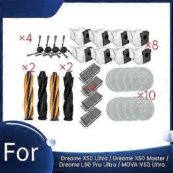 30 Stück Für Dreame X50 Ultra / Dreame X50 Master / Dreame L50 Pro Ultra / Mova V50 Ultra Staubsauger Ultra
