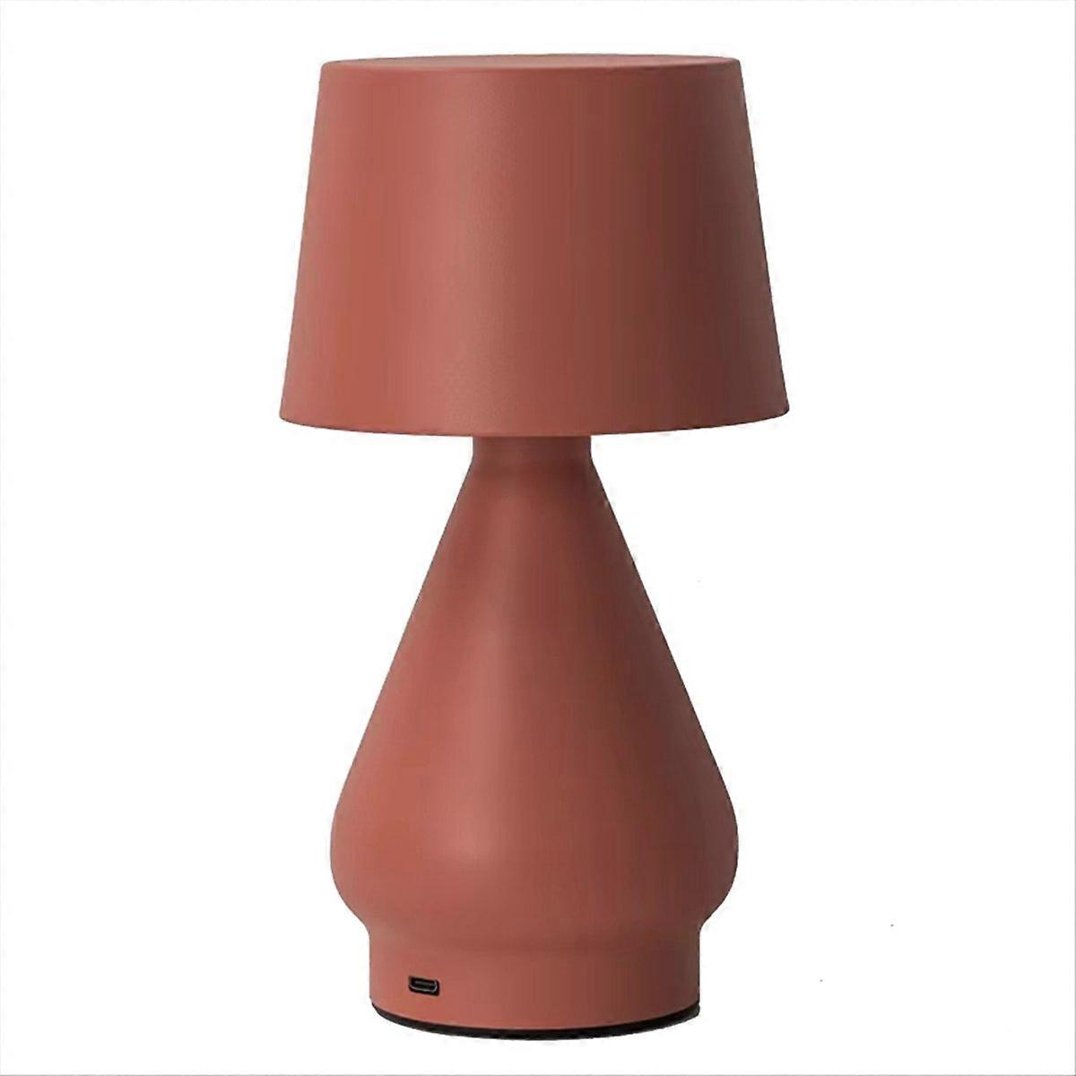Dekorative, Wiederaufladbare Tischleuchte Aus Eisen, Led-schreibtischlampe Für Zuhause, Schlafzimmer, Restaurant Oder Bar.