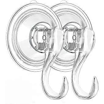 Set Mit 2 Transparenten Saugnapfhaken Für Bad, Küche Und Dusche (loufa)