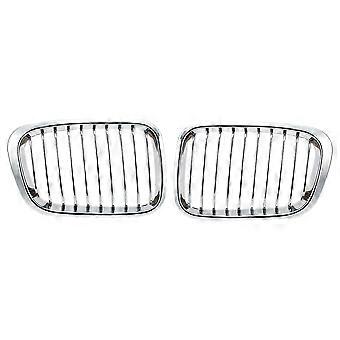 Verchromte Frontgrills Für Bmw E46 320i, 323i, 325i, 328i Und 330i 4-türige Limousine (1998-2001).