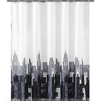 Duschvorhang Für Badezimmer, 100 X 200 Cm, Aus Wasserdichtem Und Schimmelresistentem Polyester, Mit Langem, Waschbarem Futter Und Haken, Gewicht