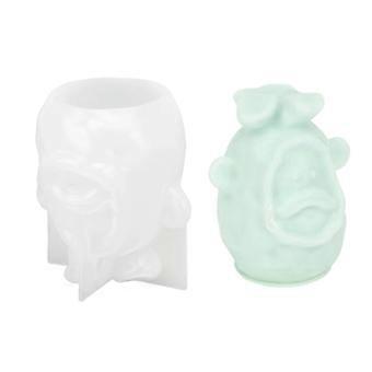3d-silikonform „lazy Pig“ Für Die Kerzenherstellung Und Den Harzguss, Ideal Für Diy-heimdekorationsprojekte (hässliche Monster).