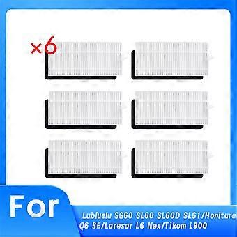 6er-pack Ersatzfilter Für Nex Sg60 Sl60 Sl60d Sl61/l6 Saugroboter