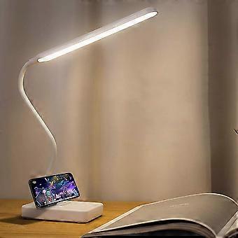 Intelligente Schreibtischlampe Mit Usb-anschluss, Led-schreibtischlampe Fürs Homeoffice, Akku, Verstellbare Leselampe, Stufenlos Einstellbare Helligkeit Zum Lesen