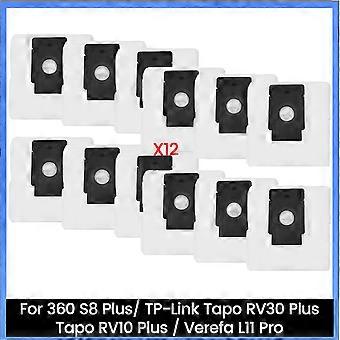Staubbeutel Für 360 S8 Plus/ Rv30 Plus/ Rv10 Plus/ Verefa L11 Pro Saugroboter (12er-packung)