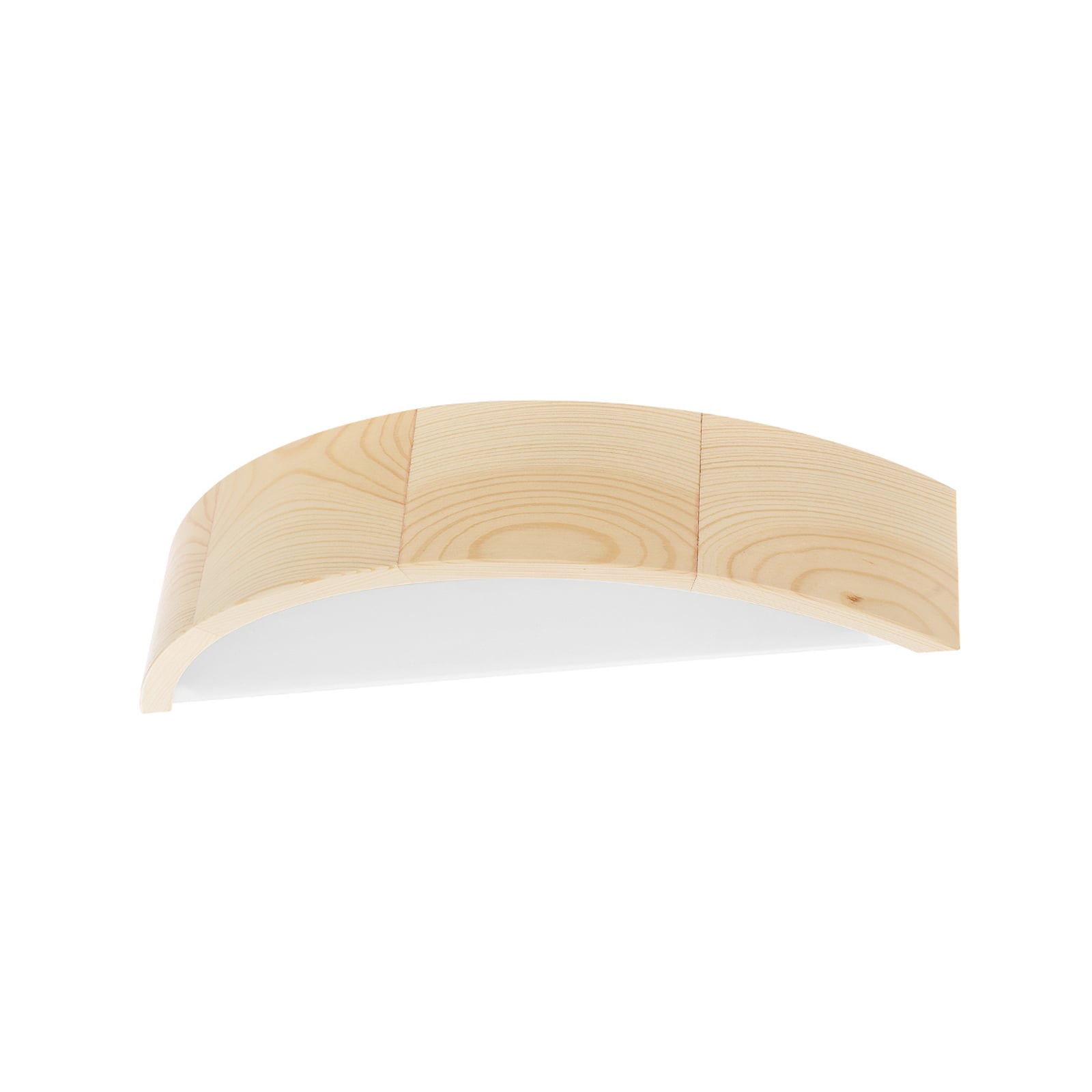 [gebraucht] B-ware Wandleuchte Cleo D1dr410 Led Wandlampe Holz Dimmbar E27 41cm Lang Weiß Natur