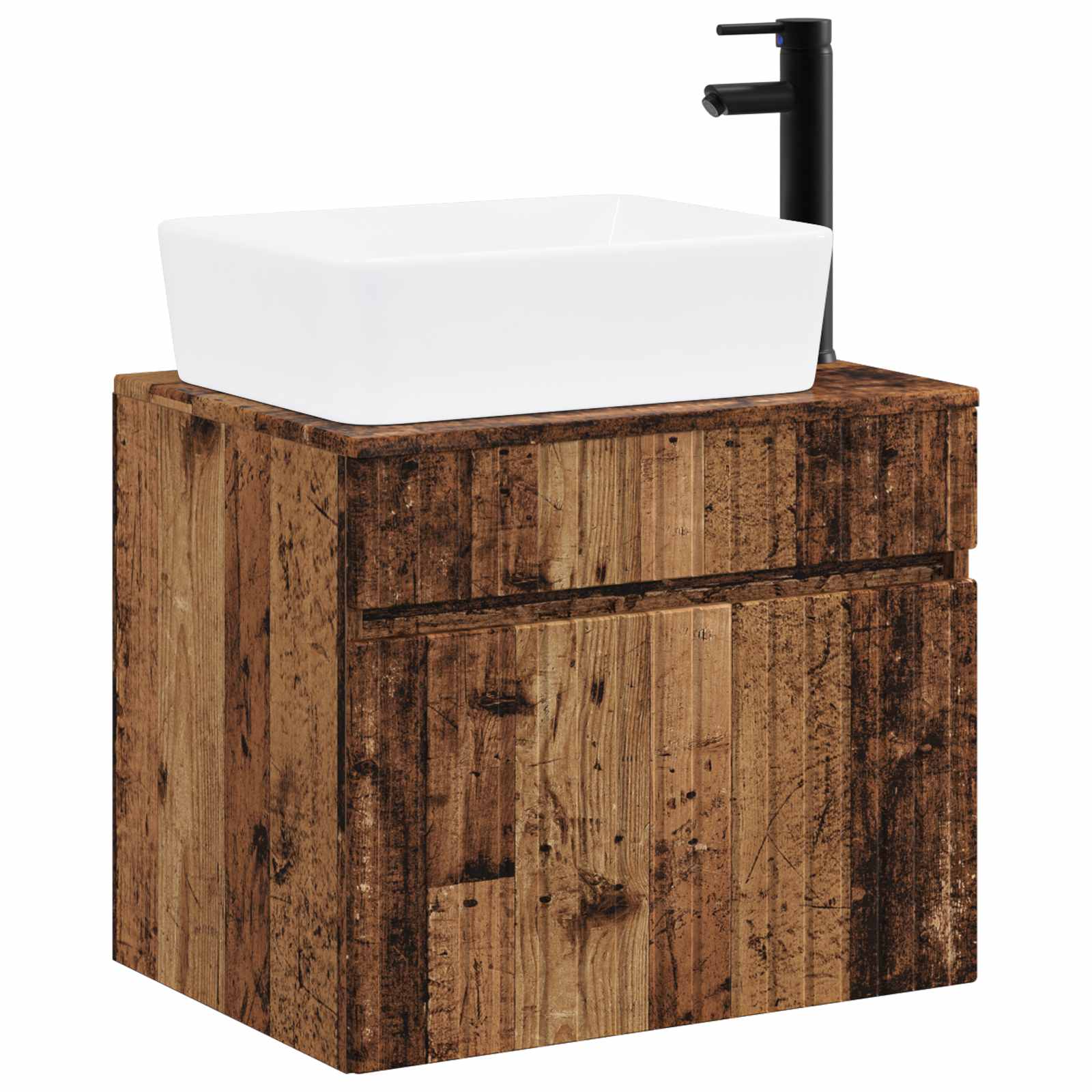 Badezimmermöbel-set Altholz Holzwerkstoff Vidaxl