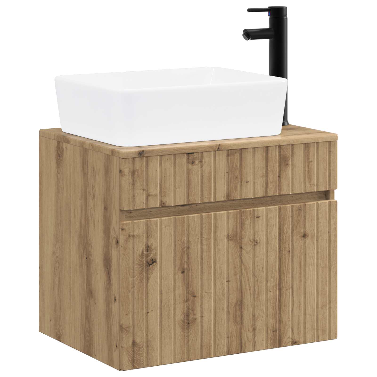 Badezimmermöbel-set Artisan-eiche Holzwerkstoff Vidaxl