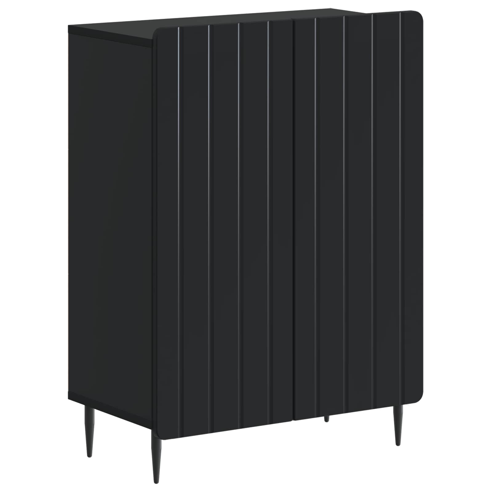Vidaxl Bathroom Storage Cainet Zwolle Black 59.5 X 31 X 79.5 Cm