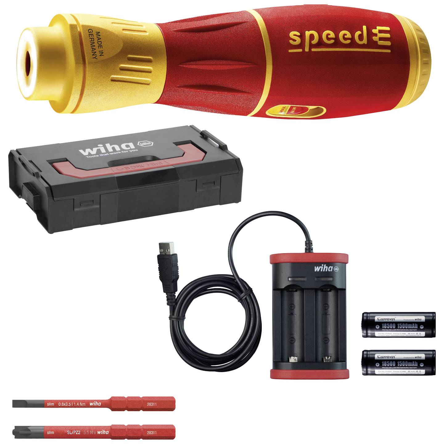 [gebraucht] B-ware Wiha E-schraubendreher Speede Ii Elektrisch Schrauber Handwerkzeug 202g 140mm