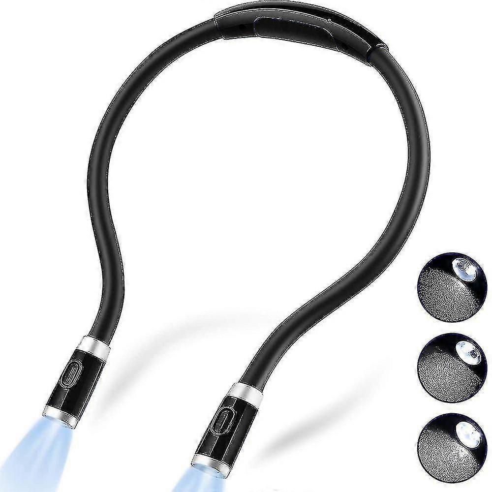 Wiederaufladbare Led-leseleuchte Für Den Nacken