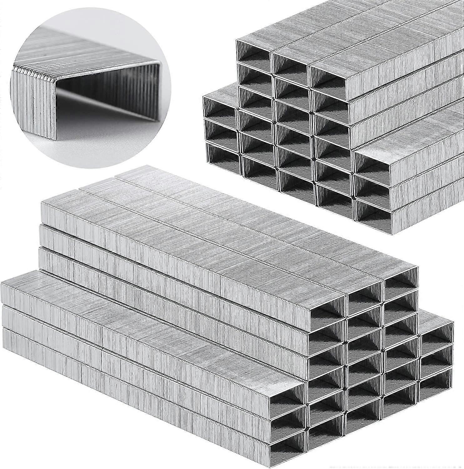 10.000 Heftklammern, Standardheftklammern Für Hefter, 6,35 Mm (1/4 Zoll) Heftklammern, Büroheftklammern In Standardgröße