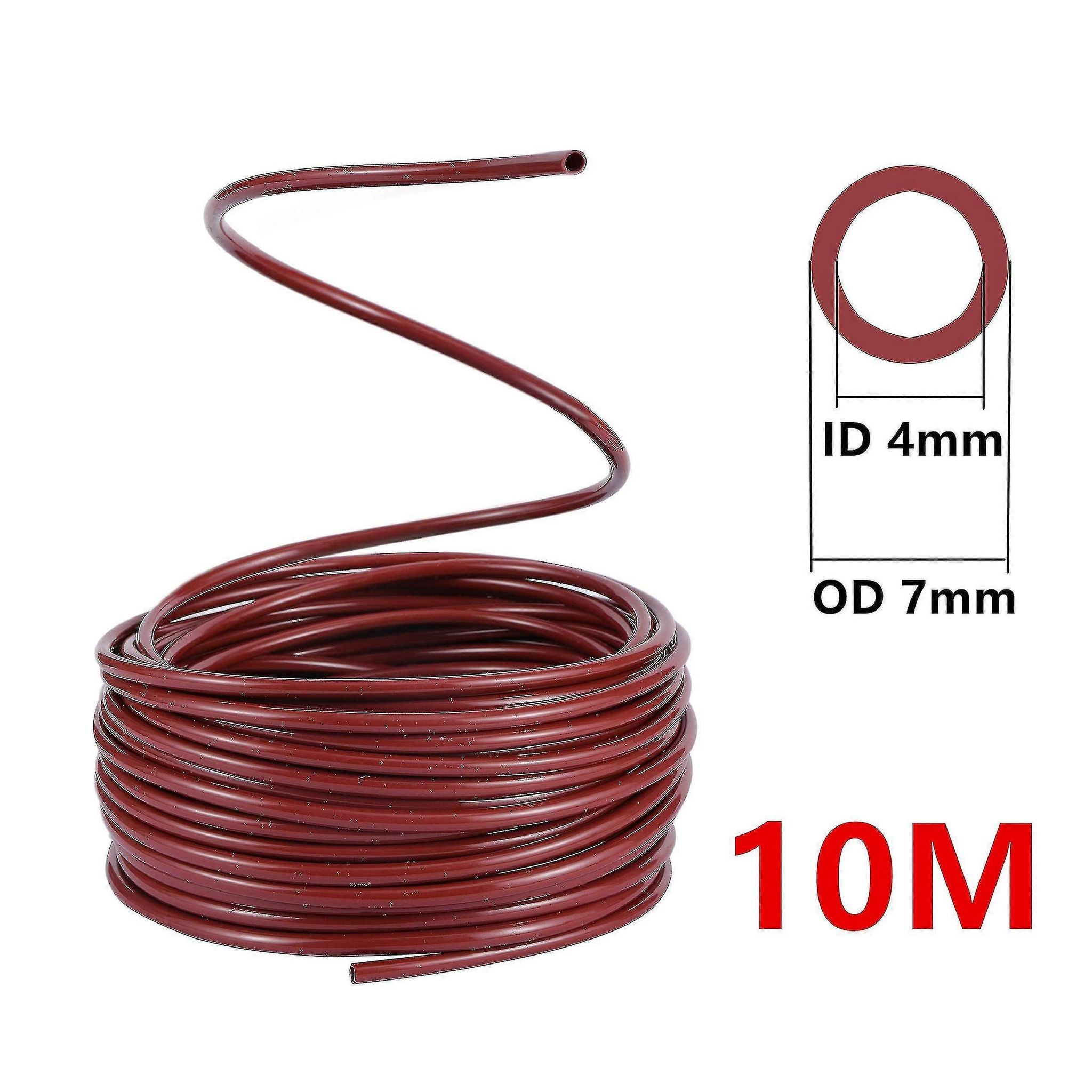 5/10 M 4/7 Mm Pvc-wasserschlauch Für Gartenbewässerung, 1/4"-rohr, Mikro-tropf-sprühsystem, Schlauch, Gewächshaus-landwirtschafts-bewässerungsanschluss