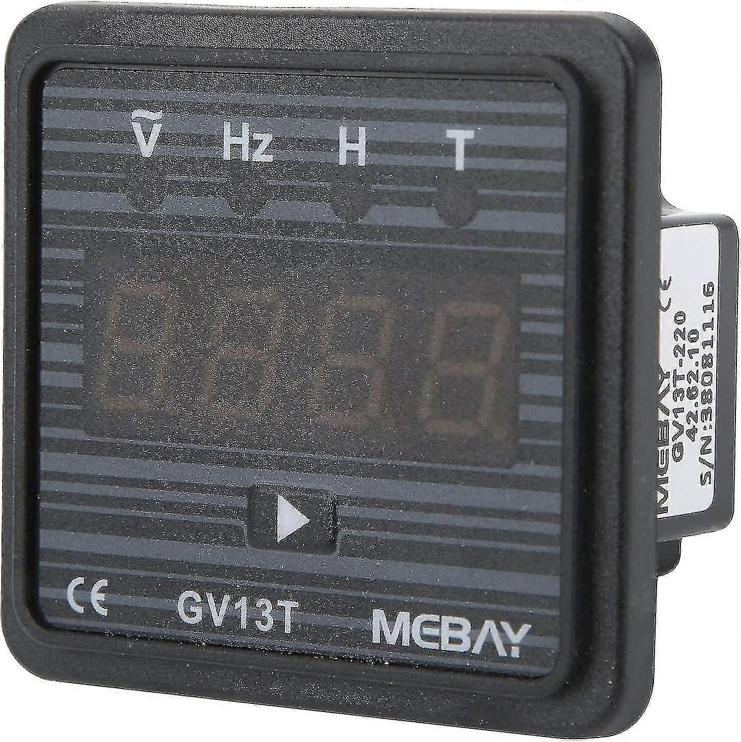 Digitales Wechselstrom-voltmeter 220 V/380 V, Frequenzmesser, Wechselstrom-einbau-spannungsmesser, Generator-timer Für Industrielle Anwendungen (wechselstrom 220 V)