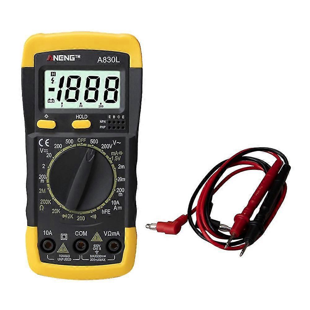 Digitales Lcd-voltmeter, Amperemeter, Ohmmeter, Multimeter, Ac/dc-spannungsprüfer