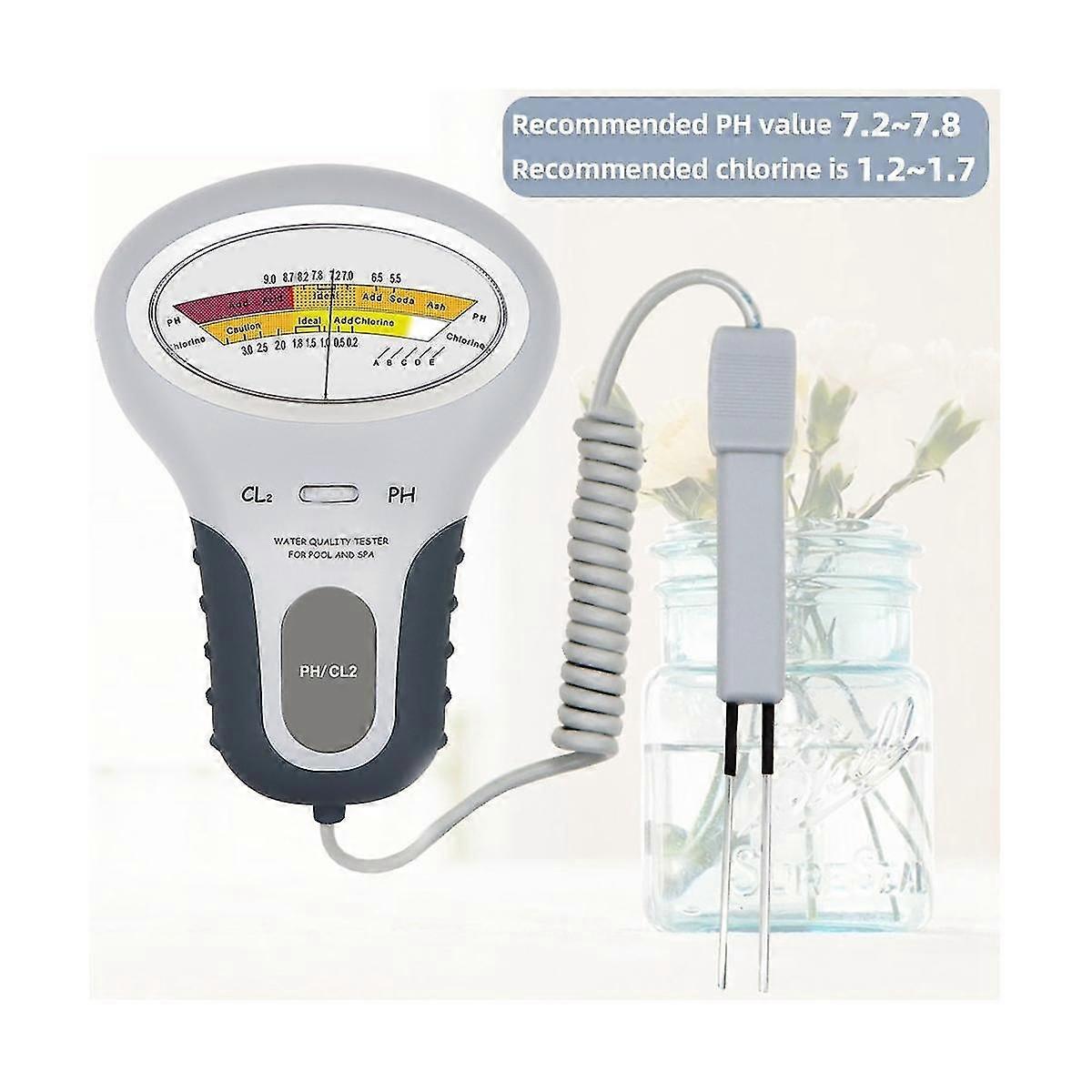2-in-1-ph-chlormessgerät, Chlortester, Ph-tester, Gerät Zur Prüfung Der Chlorwasserqualität, Cl2-messgerät