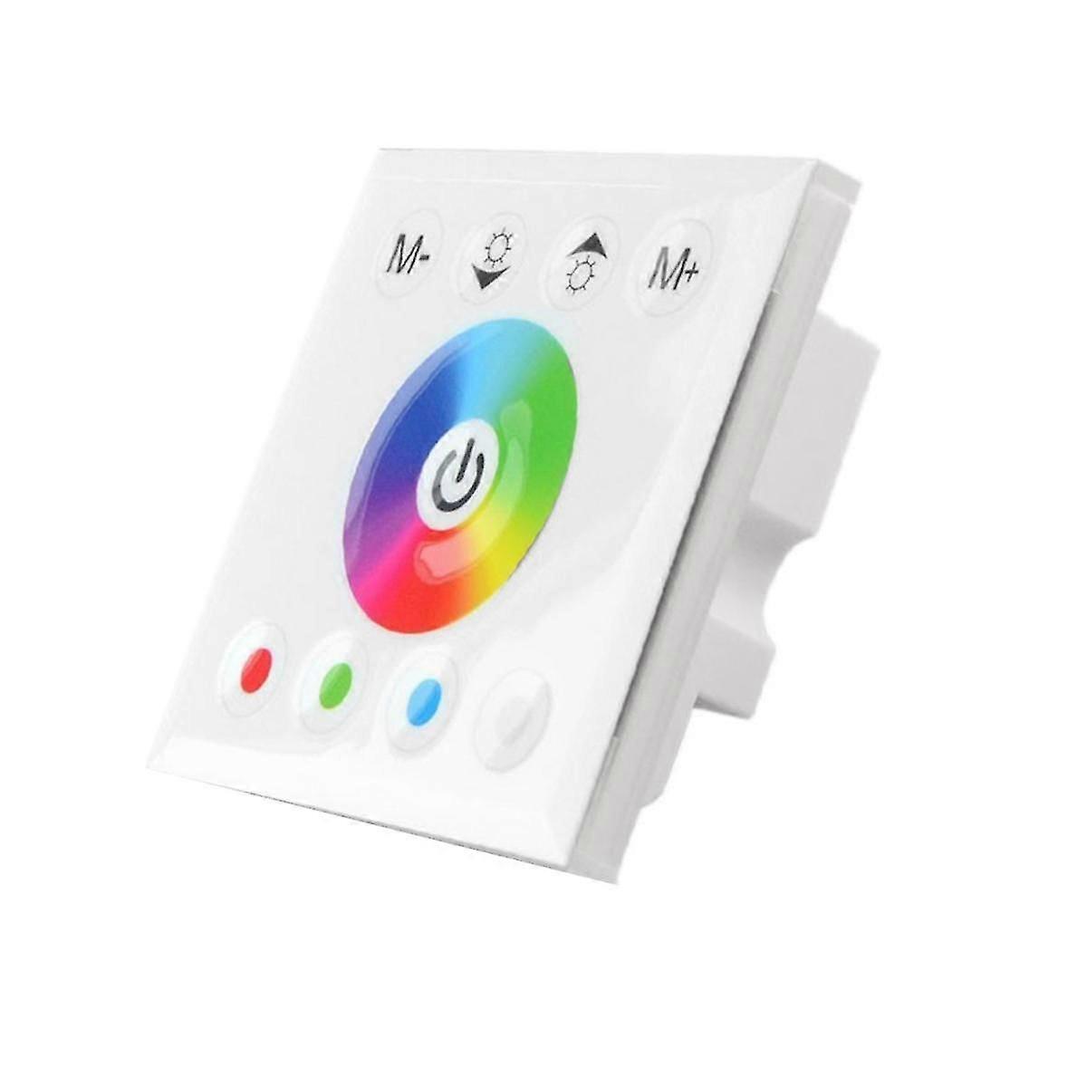 Dc 12v-24v Rgb/rgbw-controller-glaspanel-dimmer Für Led-streifen, Weiß