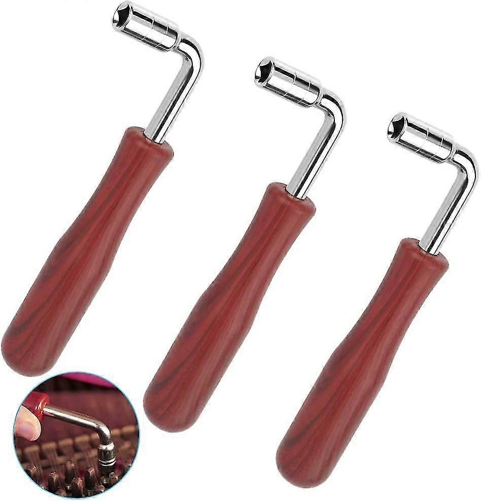 Stimmschlüssel 3-teilig L-förmiger Klavierstimmhammer Stimmwerkzeug Professioneller Stimmschlüssel Zum Klavierstimmen