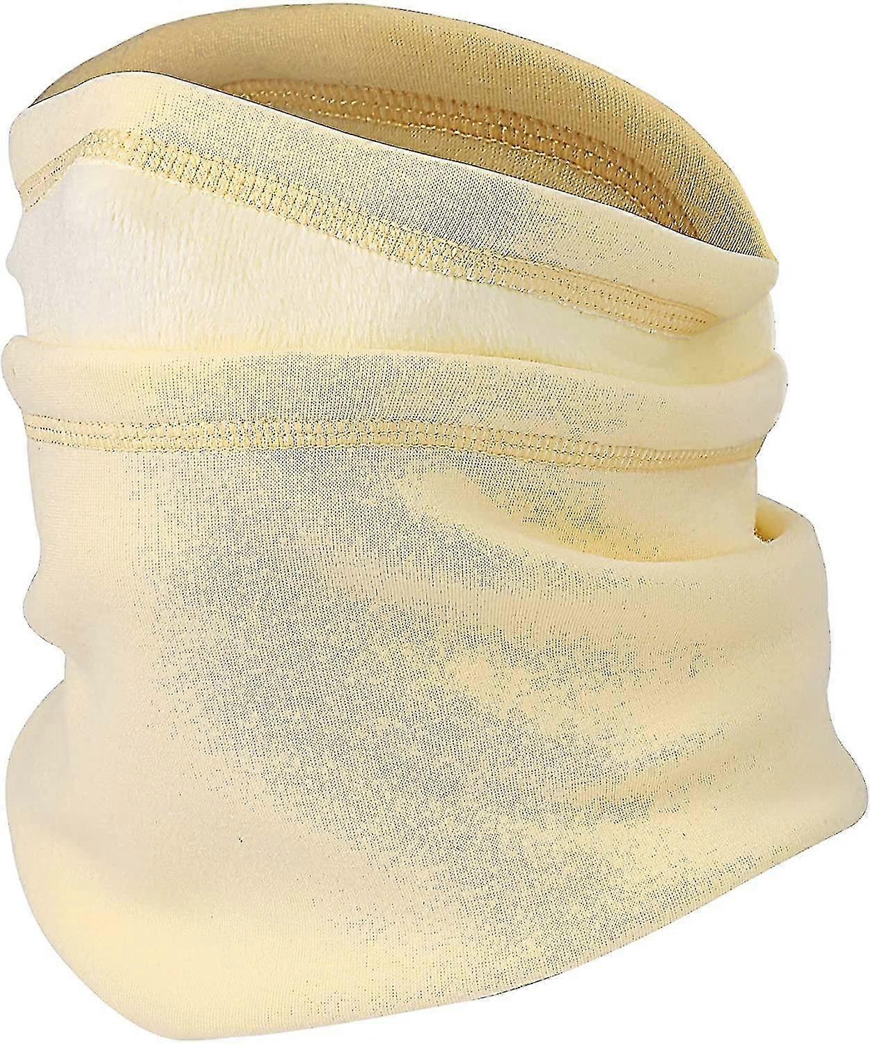 Wärmende, Winddichte Fleecemaske – Gesichtsmaske Schwarz, Gelb