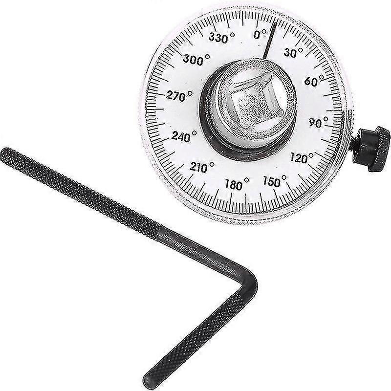 Drehmomentwinkelmesser, 360° Verstellbarer 1/2-zoll-drehmomentwinkelmesser Mit Schraubenschlüsselantrieb, Drehmomentwinkelmesser Für Kraftfahrzeuge, Schwarz, O