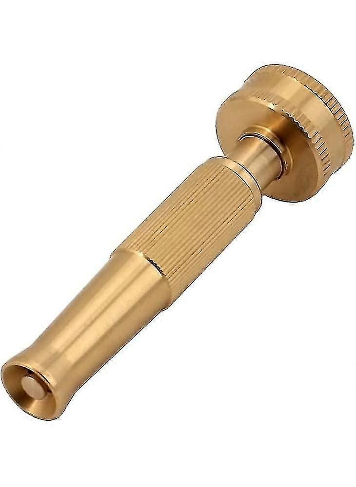 Hochdruck-wasserschlauchdüse Aus Messing, Robuste Sprühdüse Aus Messing, Verstellbar