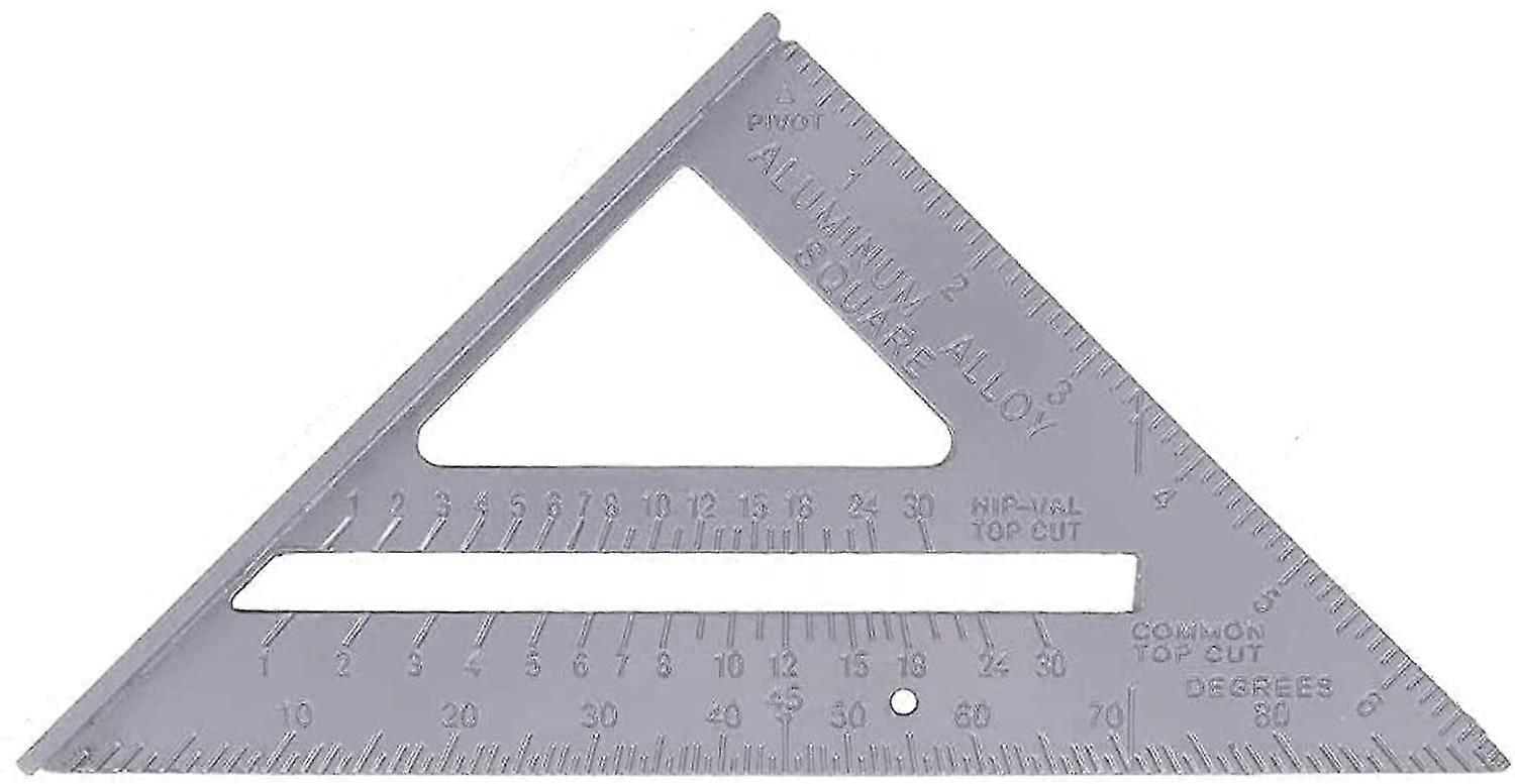 7-zoll-winkelmesser, Dreieckswinkel, Zimmermannswinkel, Metrischer Zimmermannswinkel, Zoll-winkelmesser, Fasenanreißer, Rahmenlineal, Gerades Lineal – 180 X 180