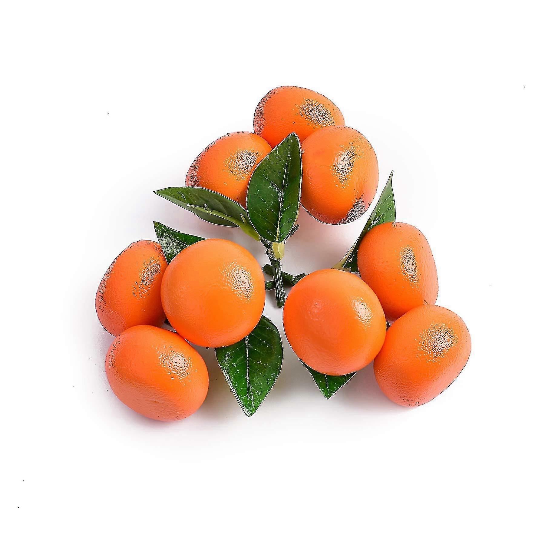 Künstliche Mini-mandarinen Und -orangen, Täuschend Echt Aussehend, Für Heimpartys, Küche Und Festdekoration