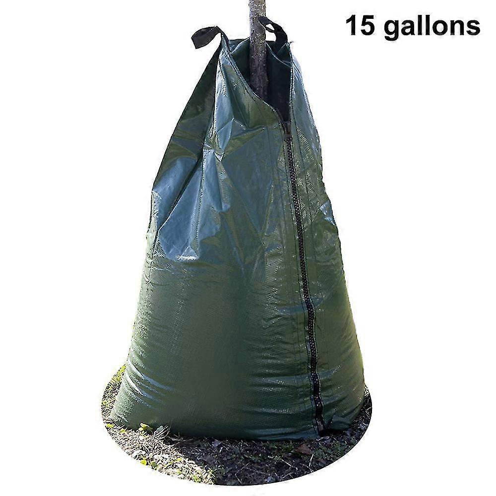 15-gallonen-baumbewässerungsbeutel, Robuster Bewässerungsbeutel Mit Langsamer Wasserabgabe, Pflanzwasserbeutel, Tragbarer Tropfbewässerungsbeutel Für Bäume, Ideal Für Neu Bepflanzte Grundstücke
