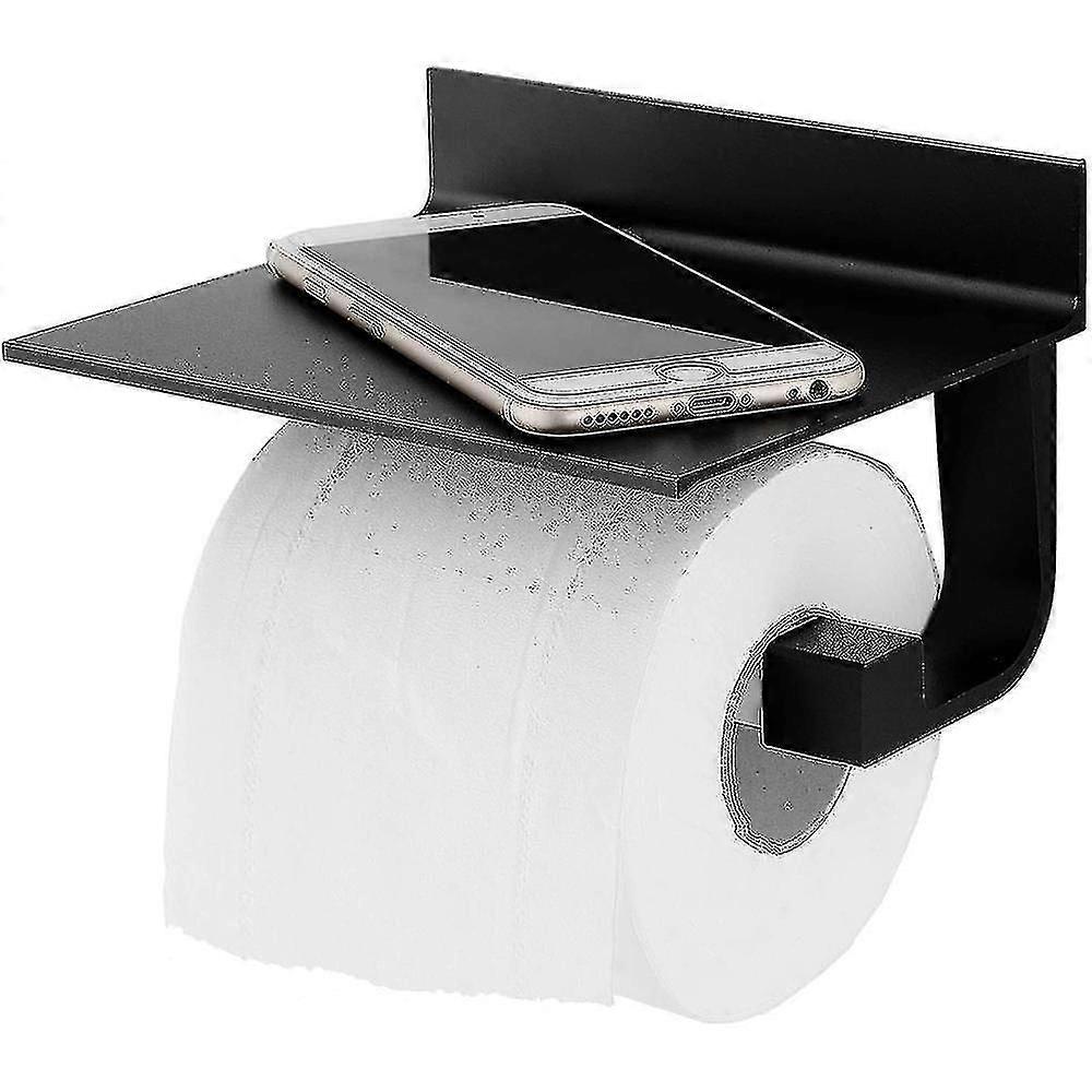 Toilettenpapierhalter Mit Ablage, Gebürstetes Nickel, Edelstahl 304, Modell