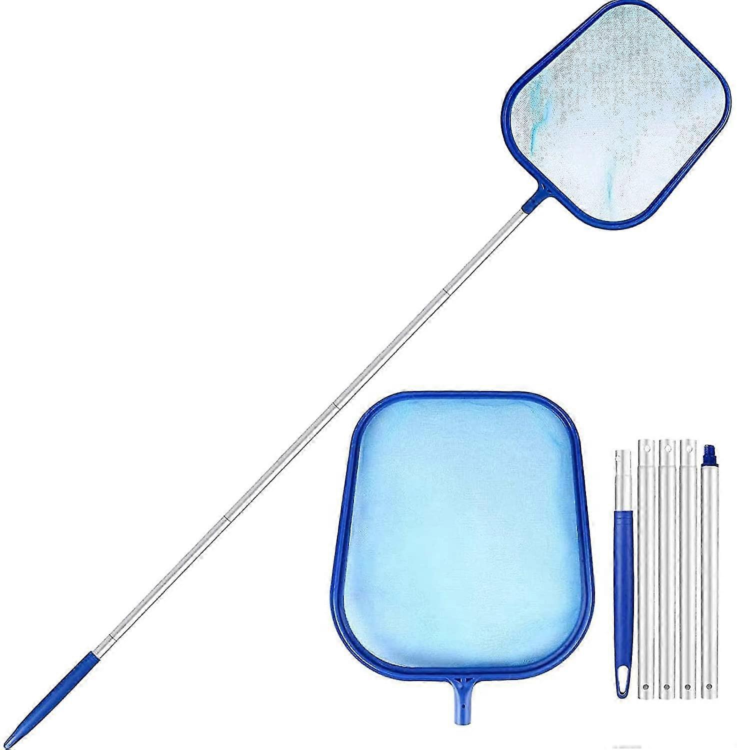 Schwimmbad-kescher, Kescher-werkzeug, Aluminiumstange Mit Abnehmbarem Griff, Feinmaschiges Netz, Schwimmbadreiniger