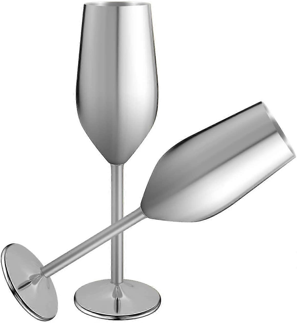 Champagnergläser Aus Edelstahl, 200 Ml, Bpa-frei