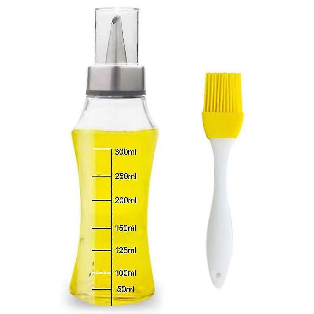 400-ml-olivenölbehälter, Premium-essig-/ölspender, Mit Pinsel