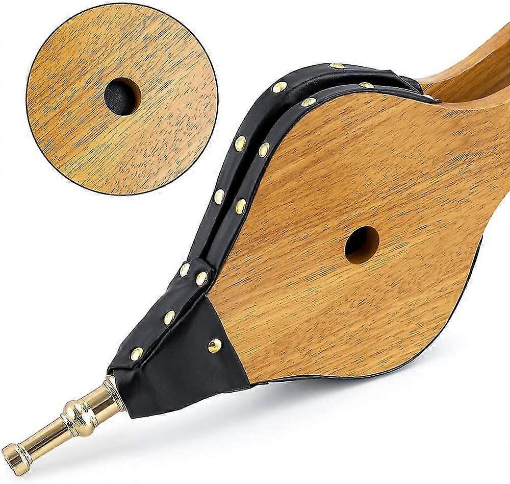 Kaminbalg 15,5" X 7" Großer Holzluftbalg Für Feuerstelle, Gussdüse, Für Outdoor-camping, Grill, Kamin, Handbalgpumpe, Grill, Tanne