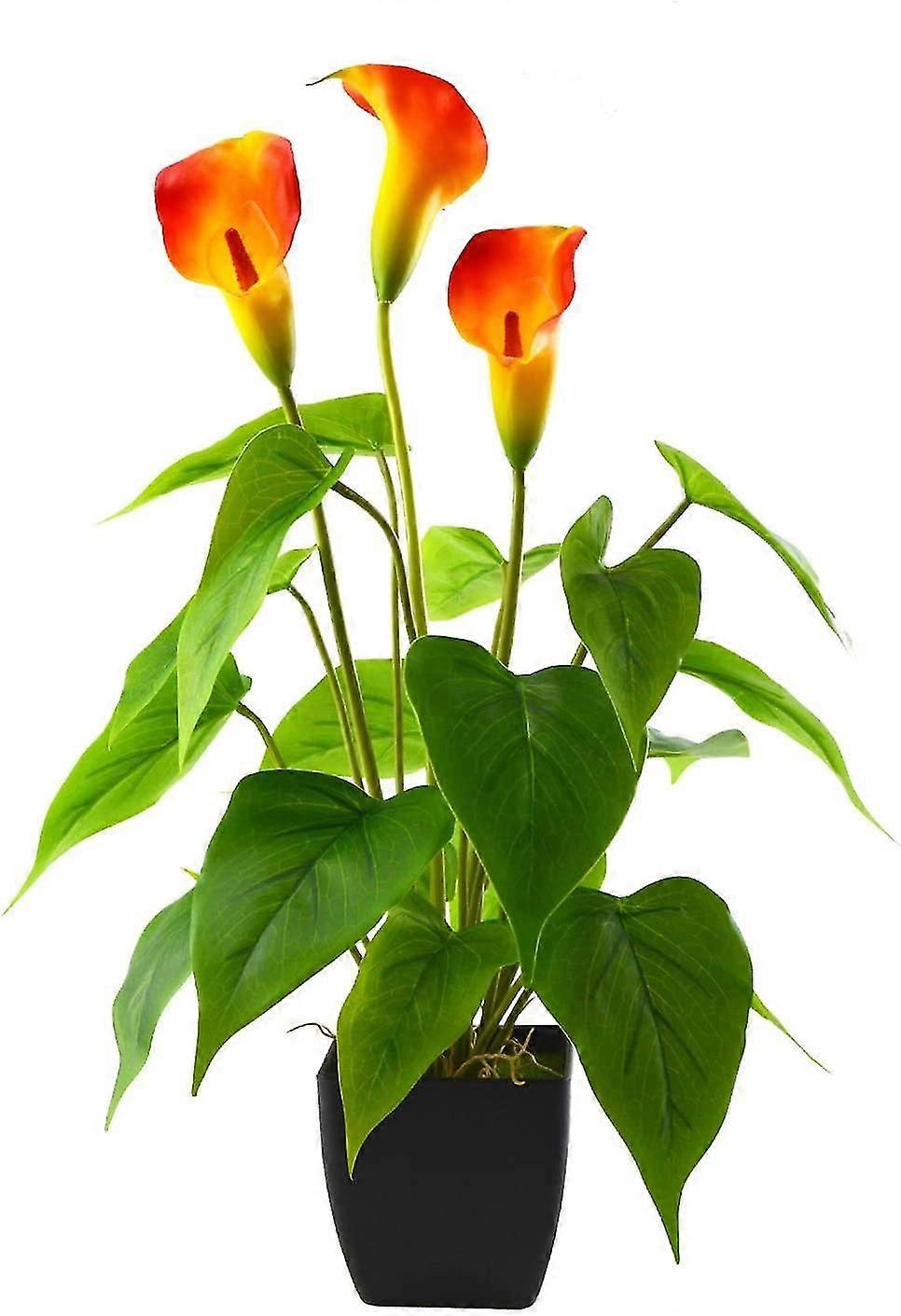 Aobear Künstliche Blumenpflanzen Calla-lilie Künstliche Topfpflanze