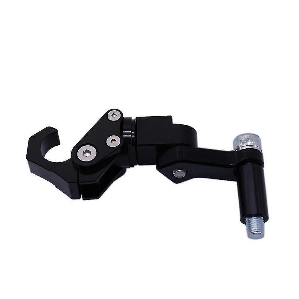 Für Forza 300 750 Gepäckhaken Träger Helmhalter Aufhänger Hängetasche Krallenhalter Cnc Aluminium Faltbar Dekorativ (1 Stück, Schwarz)