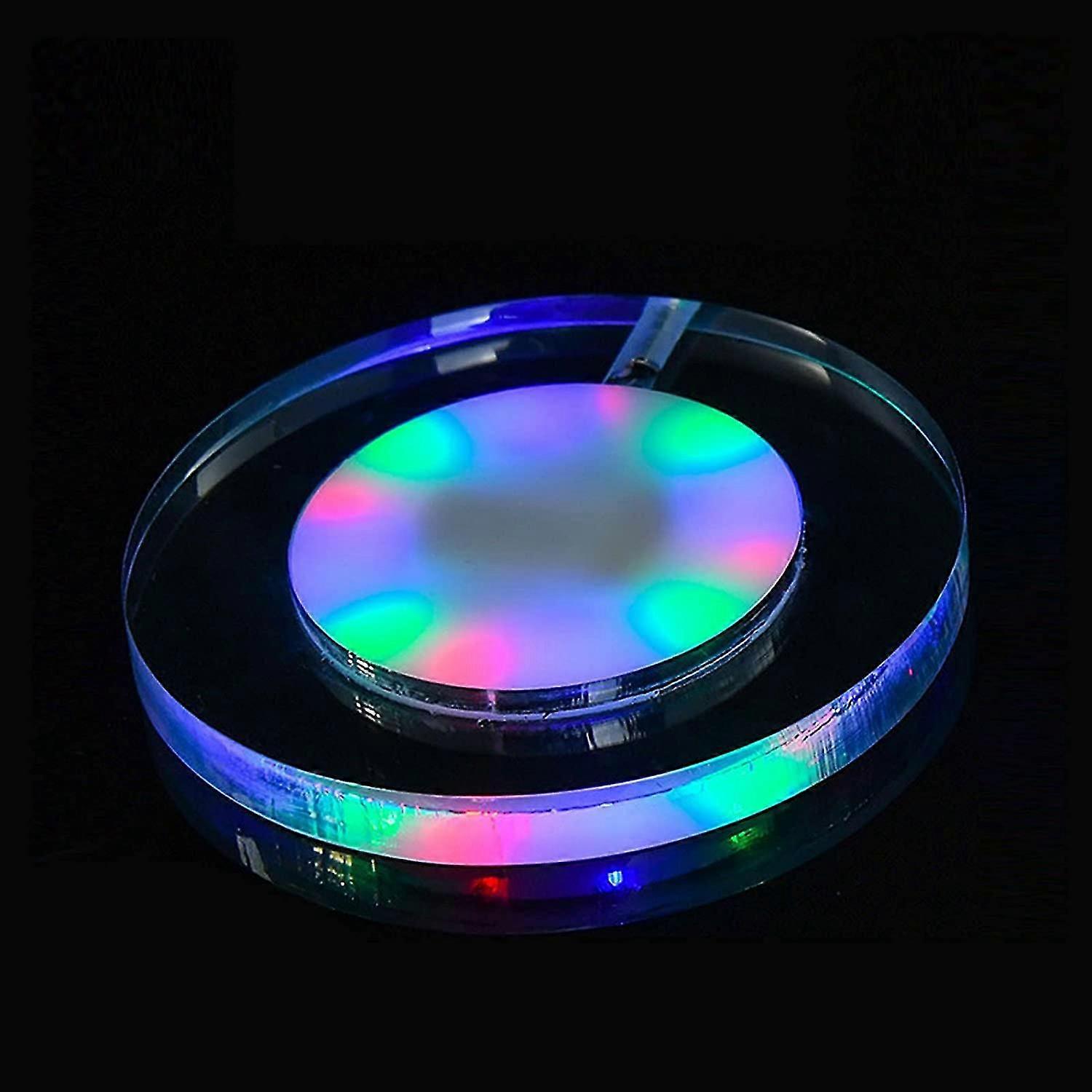 Led-untersetzer Für Getränke, Wiederaufladbarer, Leuchtender Acryl-untersetzer Für Cocktails, Bier Und Andere Getränke, Leuchtende Untersetzer Für Flaschen Und Becher Für Partys, Hochzeiten Und Bars (